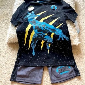 Black panther cosplay short set size 8